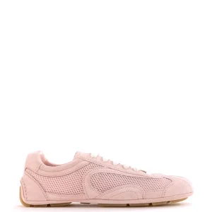 Sneakers Montecarlo Re-Edition 2005 in Re-Nylon e suede di colore rosa