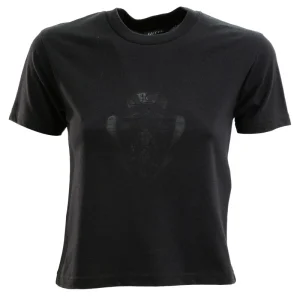 T-shirt in Jersey di Cotone con Stemma Gucci