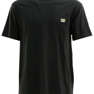 T-shirt in cotone di colore nero