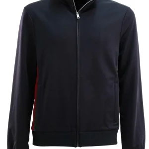 Giacca in jersey tecnico di colore blu