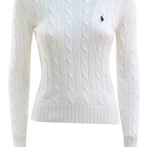 Pullover in cotone color bianco