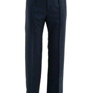 Pantaloni in panama tecnico di colore blu