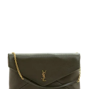 Pochette Envelope Pelle di Agnello Muschio