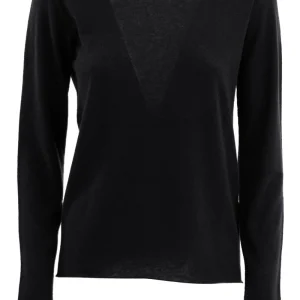 Pullover in cashmere di colore nero