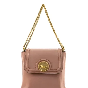 Zaino Horse Medal in pelle di colore rosa