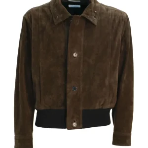 SAINT LAURENT 704191 YC2AY Giacca in suede