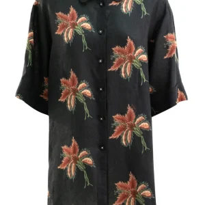 Camicia Bowling in Lino