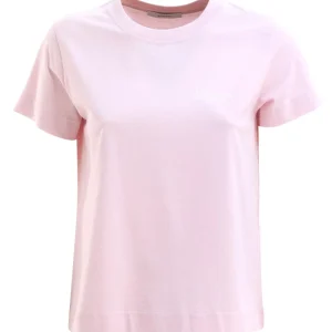 T-shirt in cotone di colore rosa