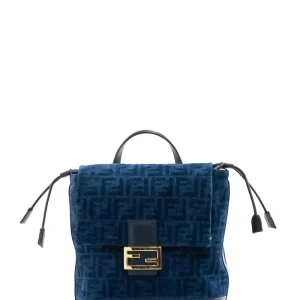 Zaino in Denim Floccato FF