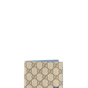 Portafoglio in tessuto GG Supreme color beige