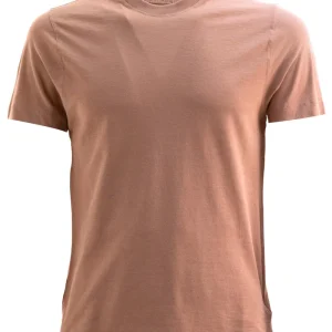 T-shirt in cotone di colore rosa
