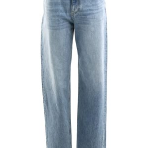 Pantalone in Denim di Cotone