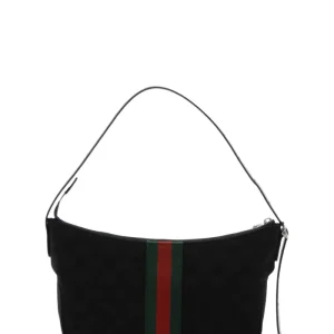 Borsa a Tracolla Lunetta Piccola in Tessuto GG