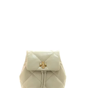 Zaino Kira in pelle trapuntata di colore beige