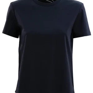 T-shirt Donata in cotone di colore blu