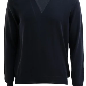 Pullover Girocollo in Crêpe di Cotone