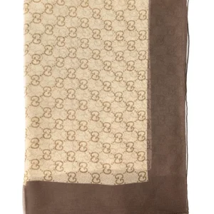 Stola in Chiffon di Seta con Stampa