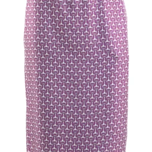 Gonna in Twill di Seta Stampata