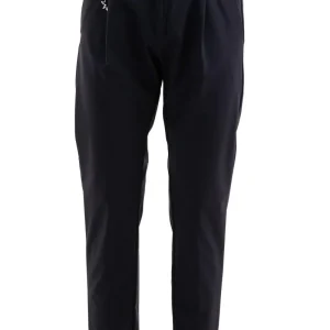 Pantaloni in tessuto tecnico di colore blu