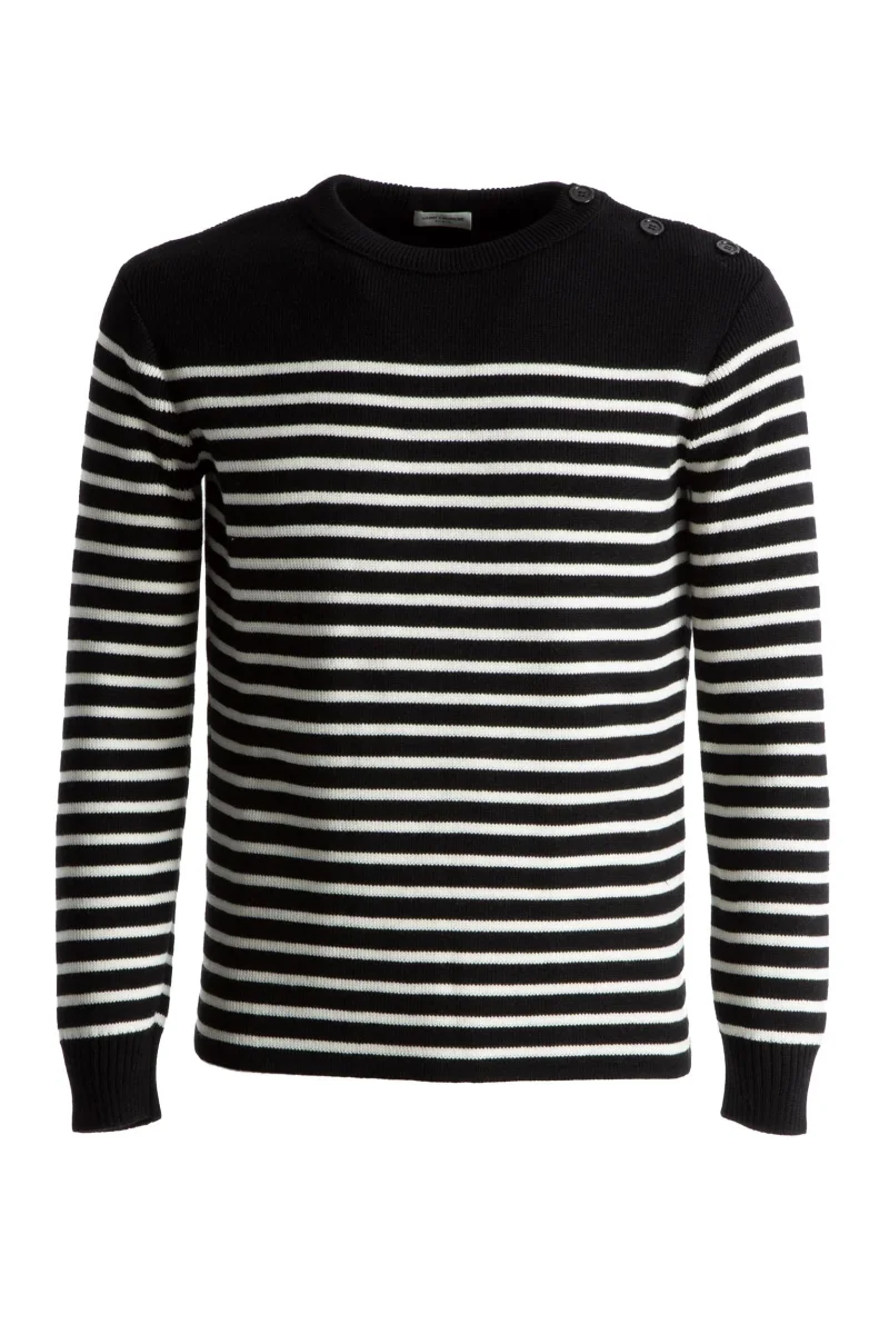 SAINT LAURENT 588063 YAFQ2 Maglione uomo a righe