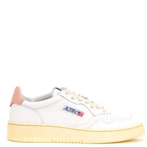 Sneakers Medalist in pelle sul retro rosa