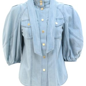 Camicia in denim di cotone