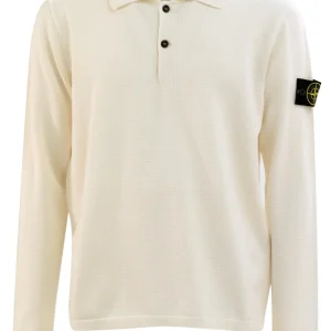 Polo a Maniche Lunghe in Cotone