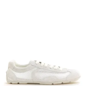 Sneakers Montecarlo Re-Edition 2005 in mesh e suede di colore bianco