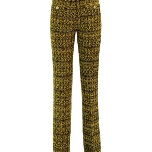 Pantaloni in tweed gialli