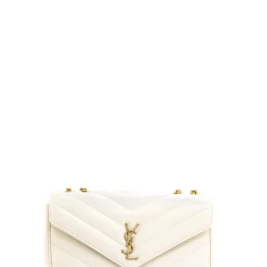 Borsa Loulou nappa matelassè logo oro