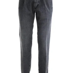 Jeans in denim color grigio