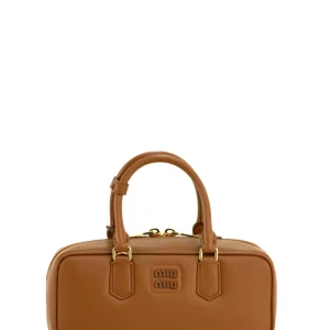 Borsa Arcadie in nappa colore marrone