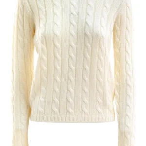 Pullover in Seta Crema