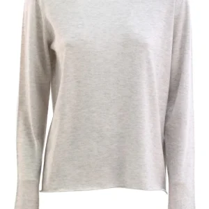 Pullover in cashmere di colore grigio