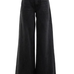 Jeans in denim di colore nero