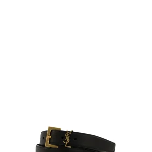 Cintura Cassandre in pelle martellata color nero