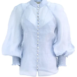 Camicia in lino e seta